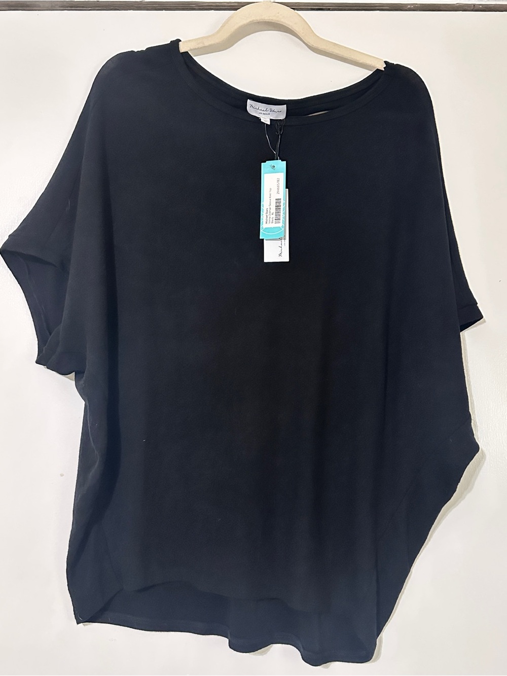 Michael Stars Stitch Fix Exclusive Draped Dolman Top Black XL